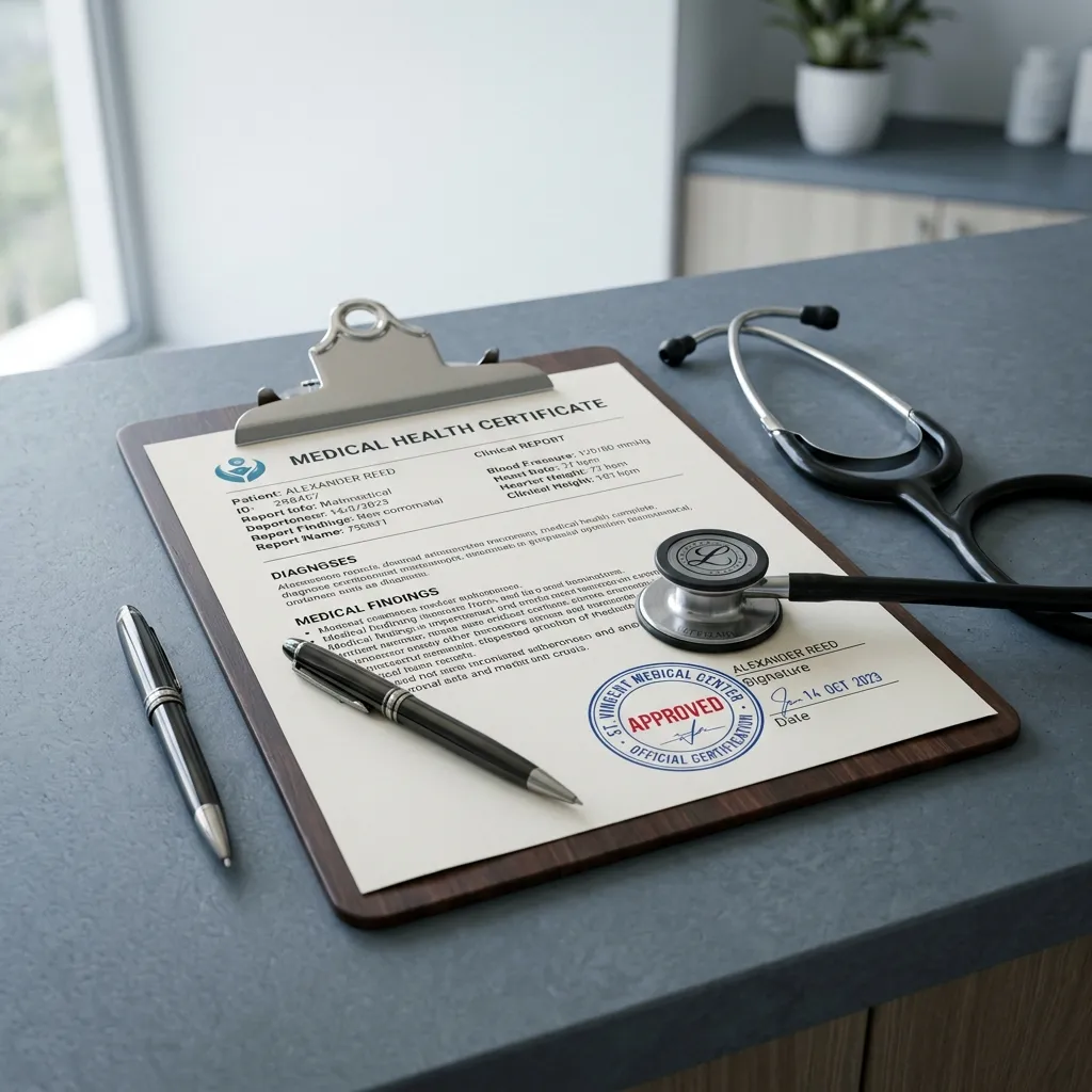 Certificado médico Chile - tipos y requisitos