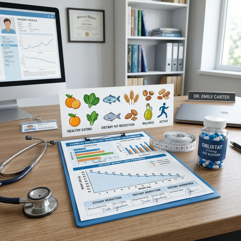 Evaluación nutricional y resultados de pérdida de peso con Orlistat en Chile